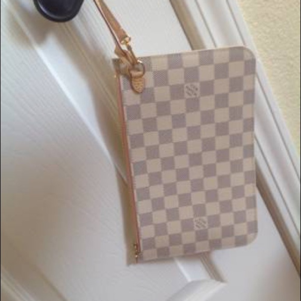 Louis Vuitton Pouch MM Nerfull.  Damier Azur. Microchipped. - Picture 3 of 4